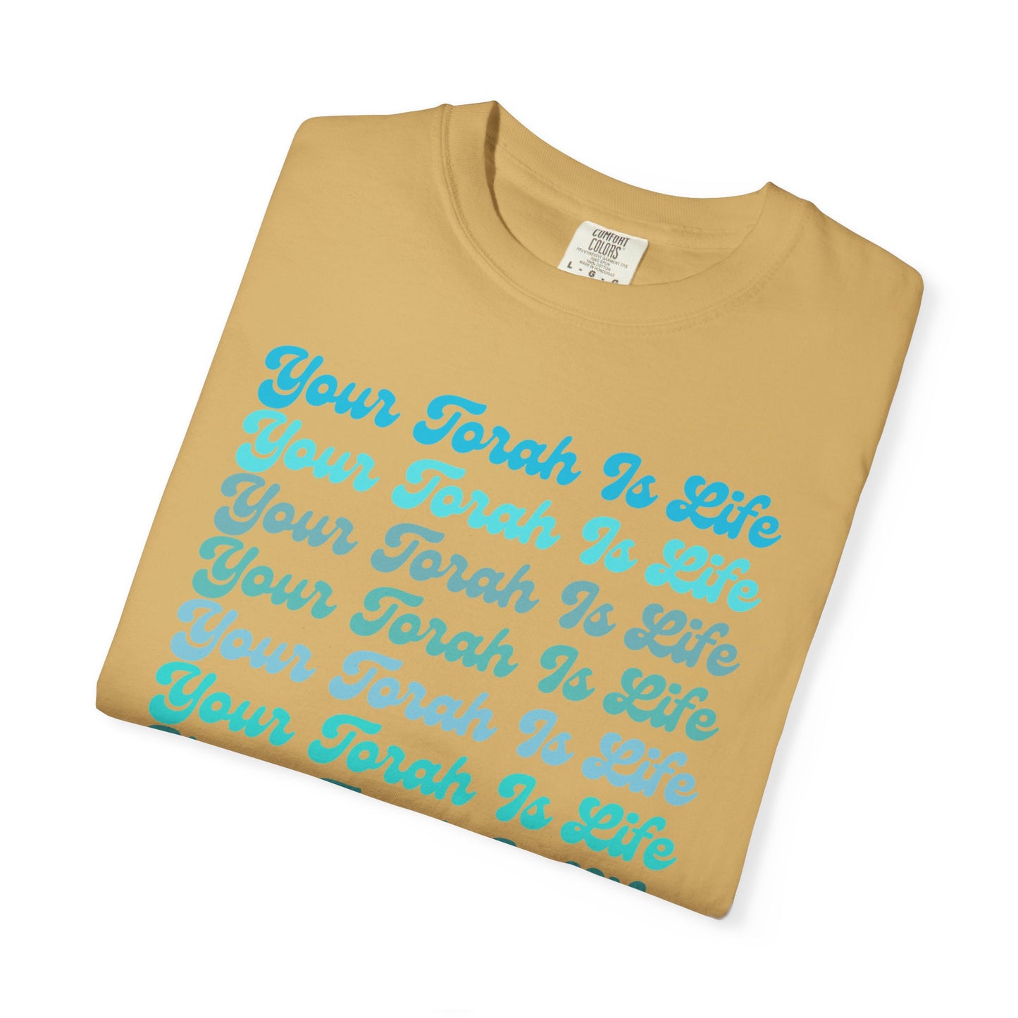 Your Torah Is Life Inspirational T-Shirt - Spiritual Gift, Faith-Based Apparel, Casual Wear, Bible Quote Shirt, Feast and Fellowship Tee