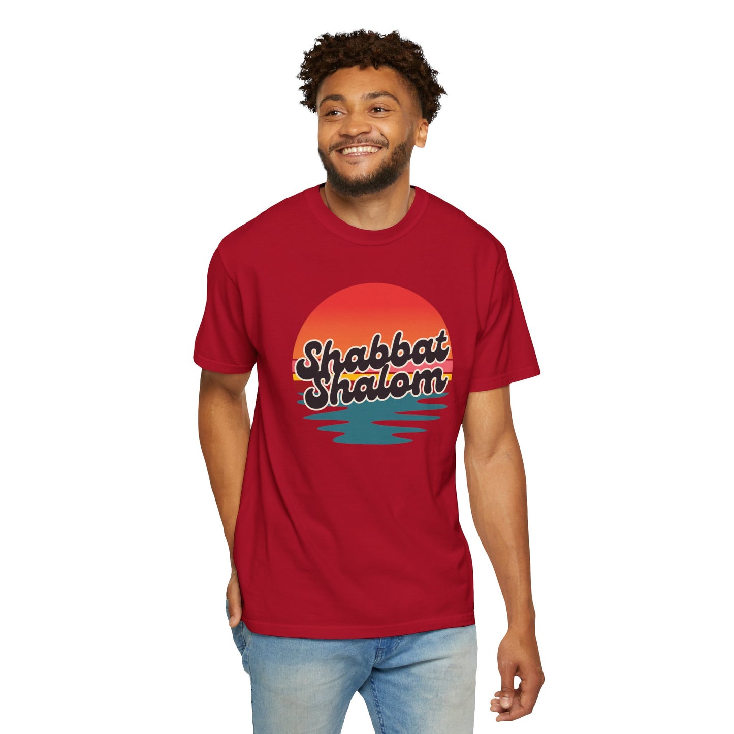 Sunset Shabbat Shalom T-shirt