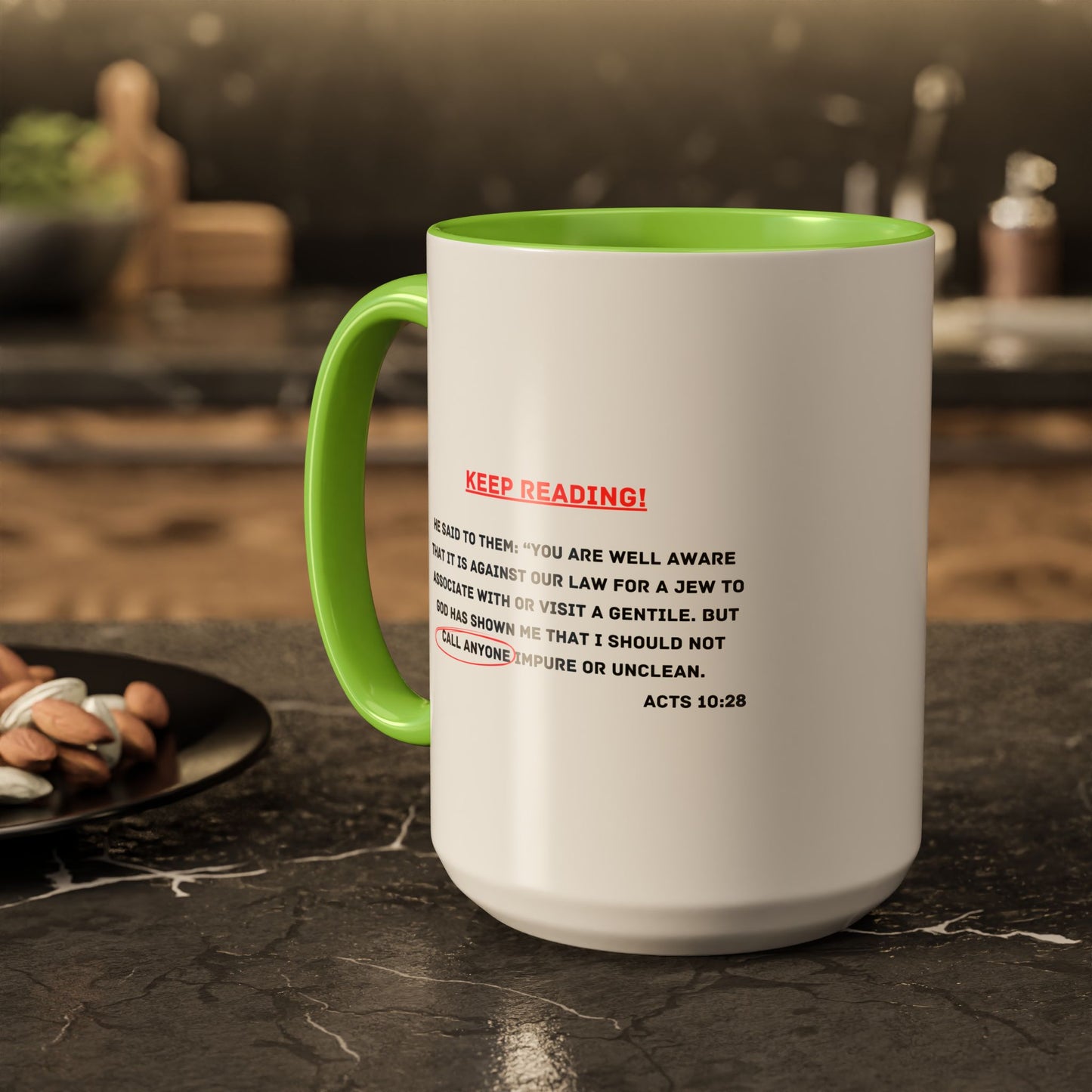 Straight Outta Context Mug, 11oz or 15oz Color Pop