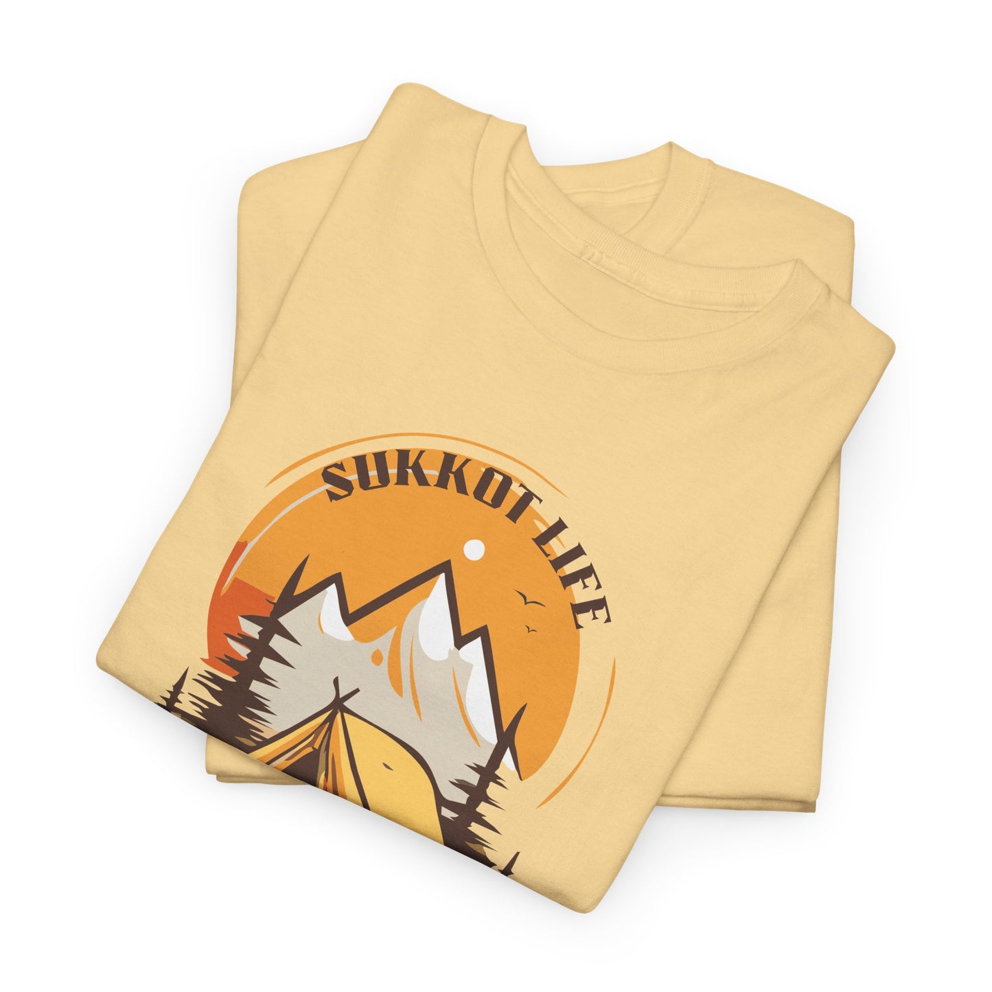 Personalized Sukkot Life Tee - Camping Biblical Feast Fellowship Shirt