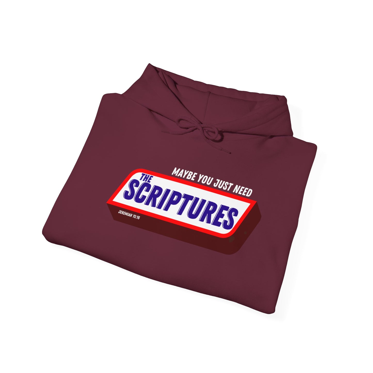 Scriptures Satisfy Unisex Heavy Blend™ Hooded Sweatshirt