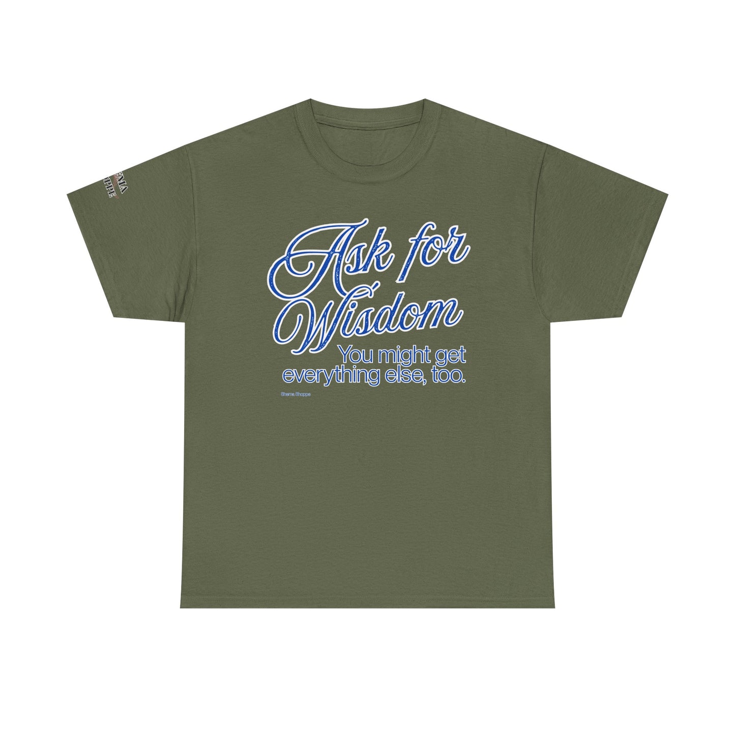 Ask For Wisdom Unisex Heavy Cotton Tee