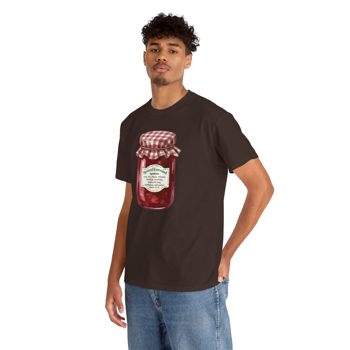 Fruit Of The Spirit Graphic Tee — Vintage Preserves "Spread it Around" T‑Shirt Galations