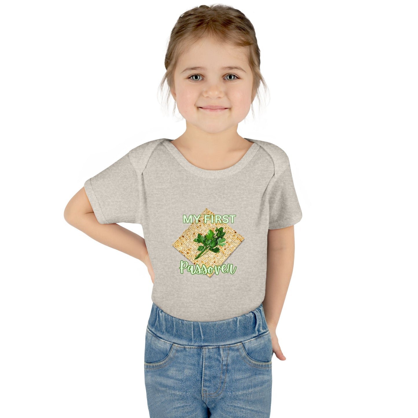 Baby Bodysuit - "My First Passover" Infant Onesie (Cute Unleavened Bread Lover Gift)