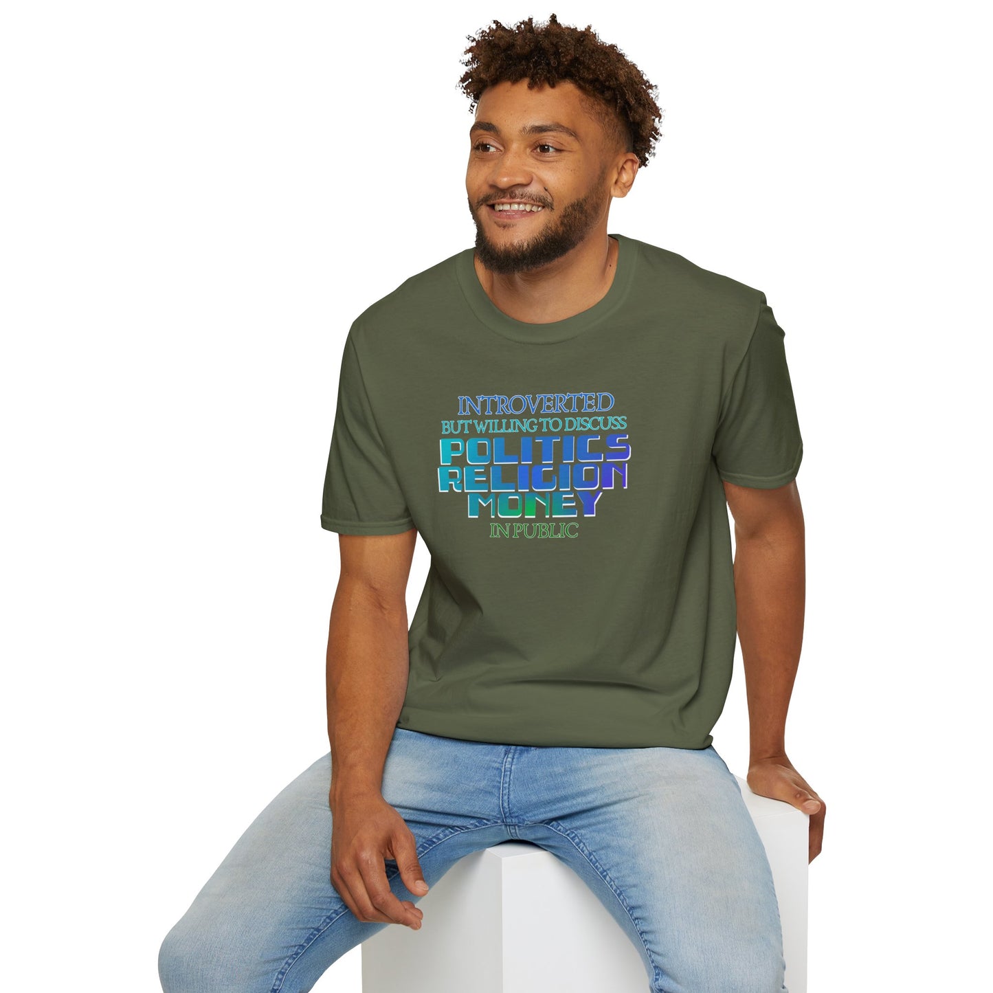 Introverted Politics Religion Money T-Shirt