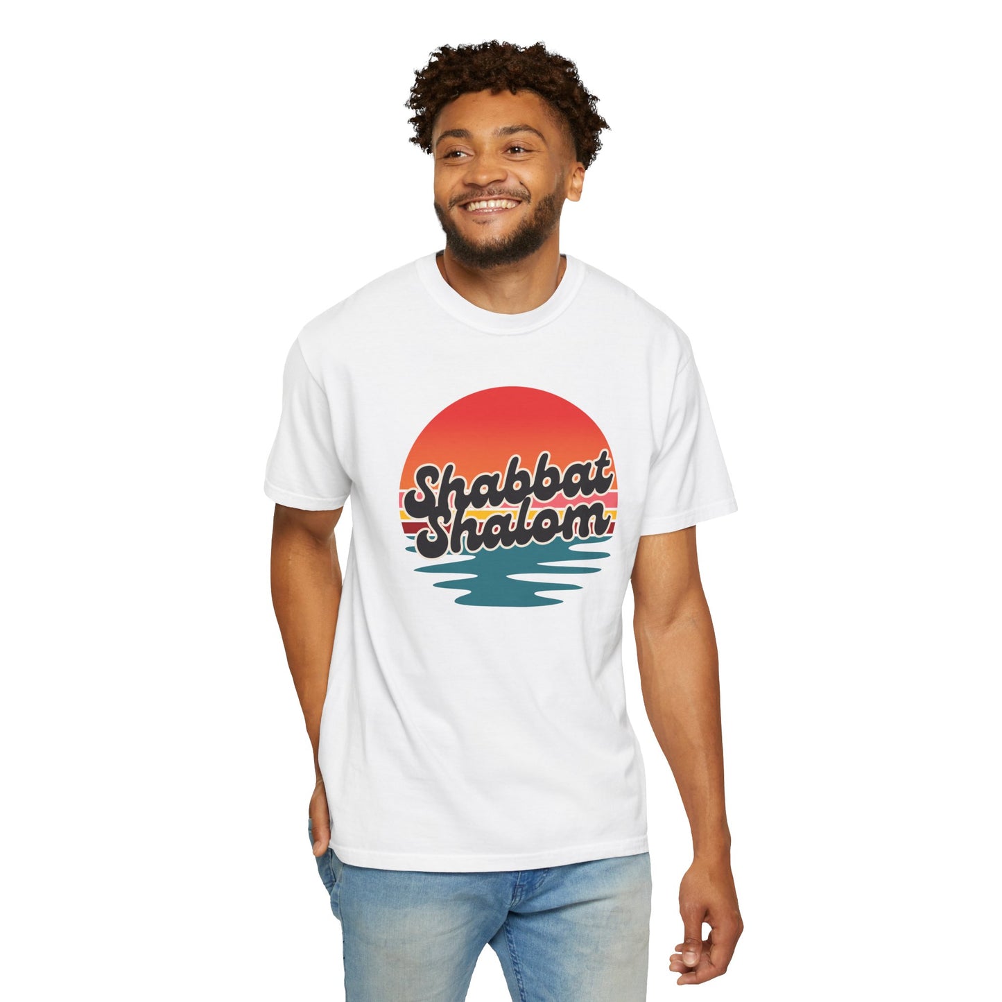 Sunset Shabbat Shalom T-shirt