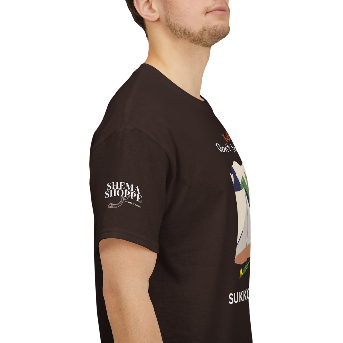 Kids, Don't Try This At Home Sukkot Shirt (dark colors)