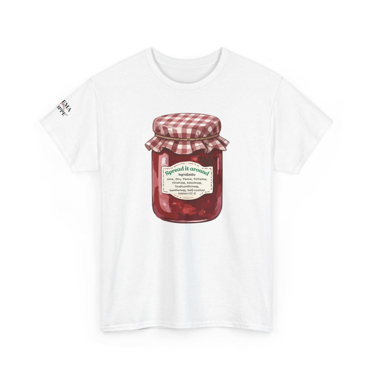 Fruit Of The Spirit Graphic Tee — Vintage Preserves "Spread it Around" T‑Shirt Galations