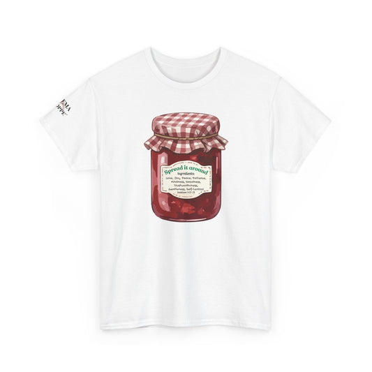 Fruit Of The Spirit Graphic Tee — Vintage Preserves "Spread it Around" T‑Shirt Galations