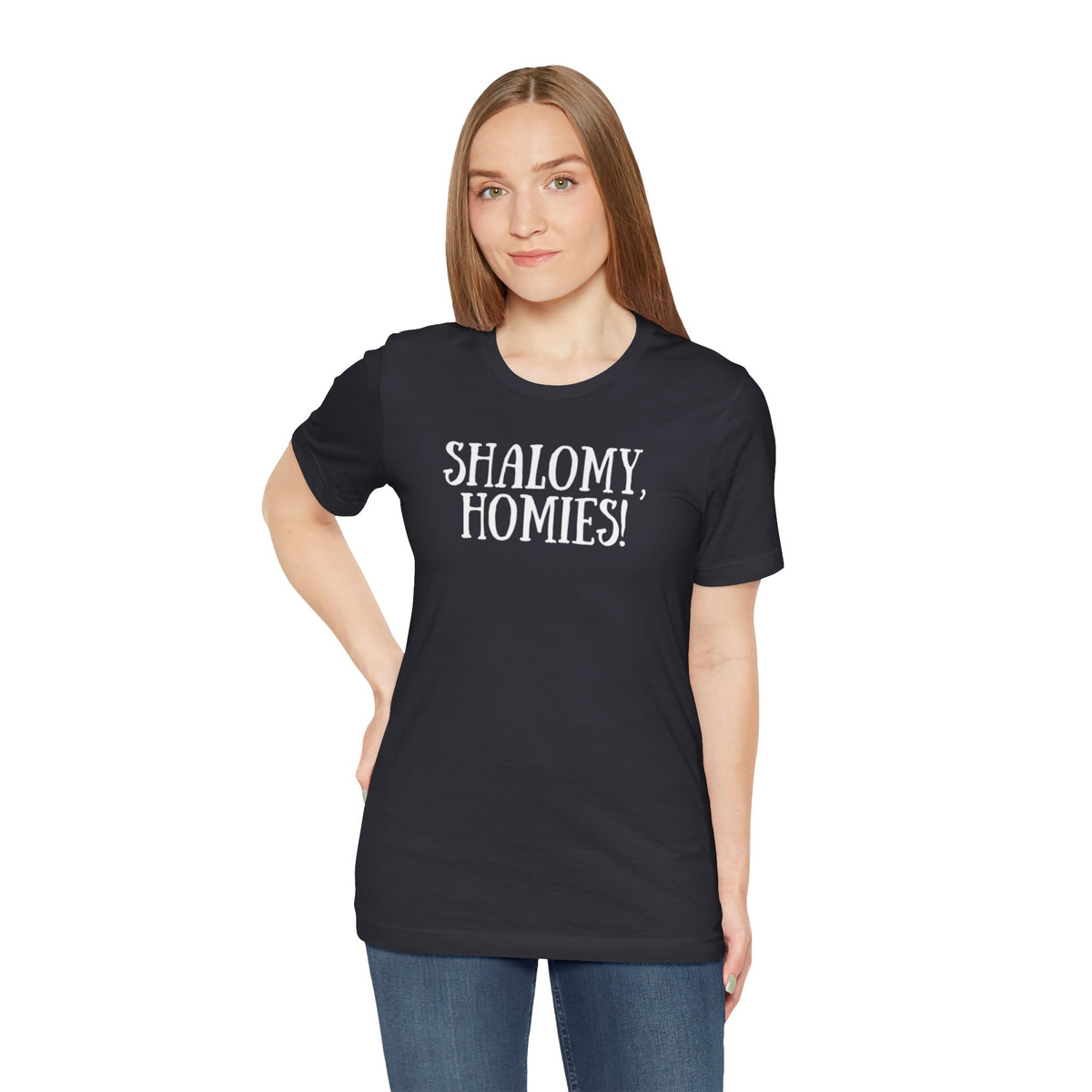 Shalomy Homies Tee - Funny Torah Obervant Greeting T-Shirt (Canada)