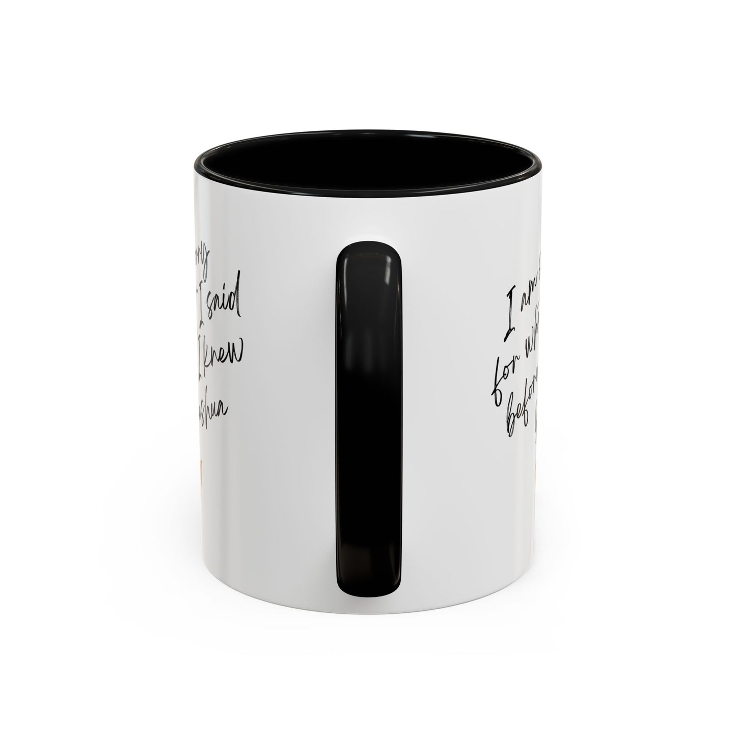 I'm Sorry (Yeshua) Accent Coffee Mug (11, 15oz)
