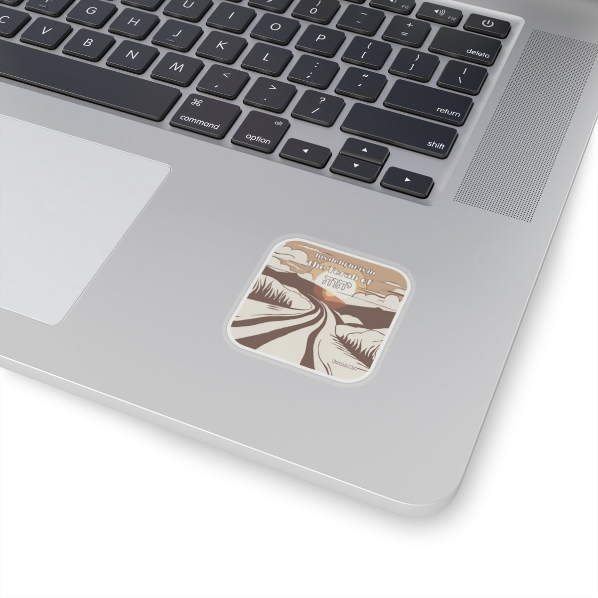 His Delight is in the Torah Psalm 1:2 Sticker