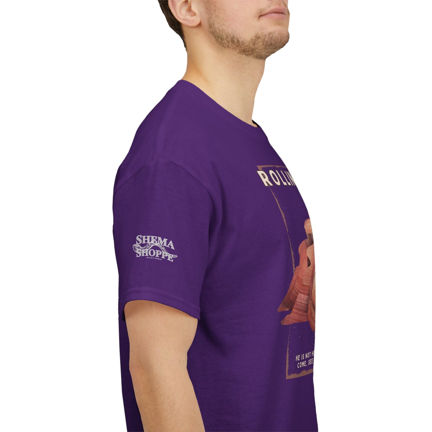 Rolling Stones Since 33 AD Biblical Graphic Tee — "Hebrew Hahas" Vintage Faith Shirt