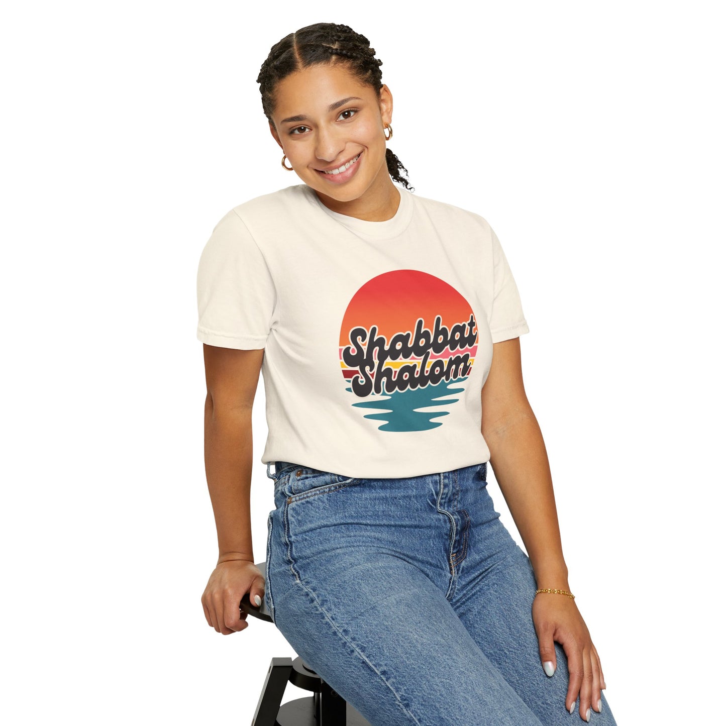 Sunset Shabbat Shalom T-shirt