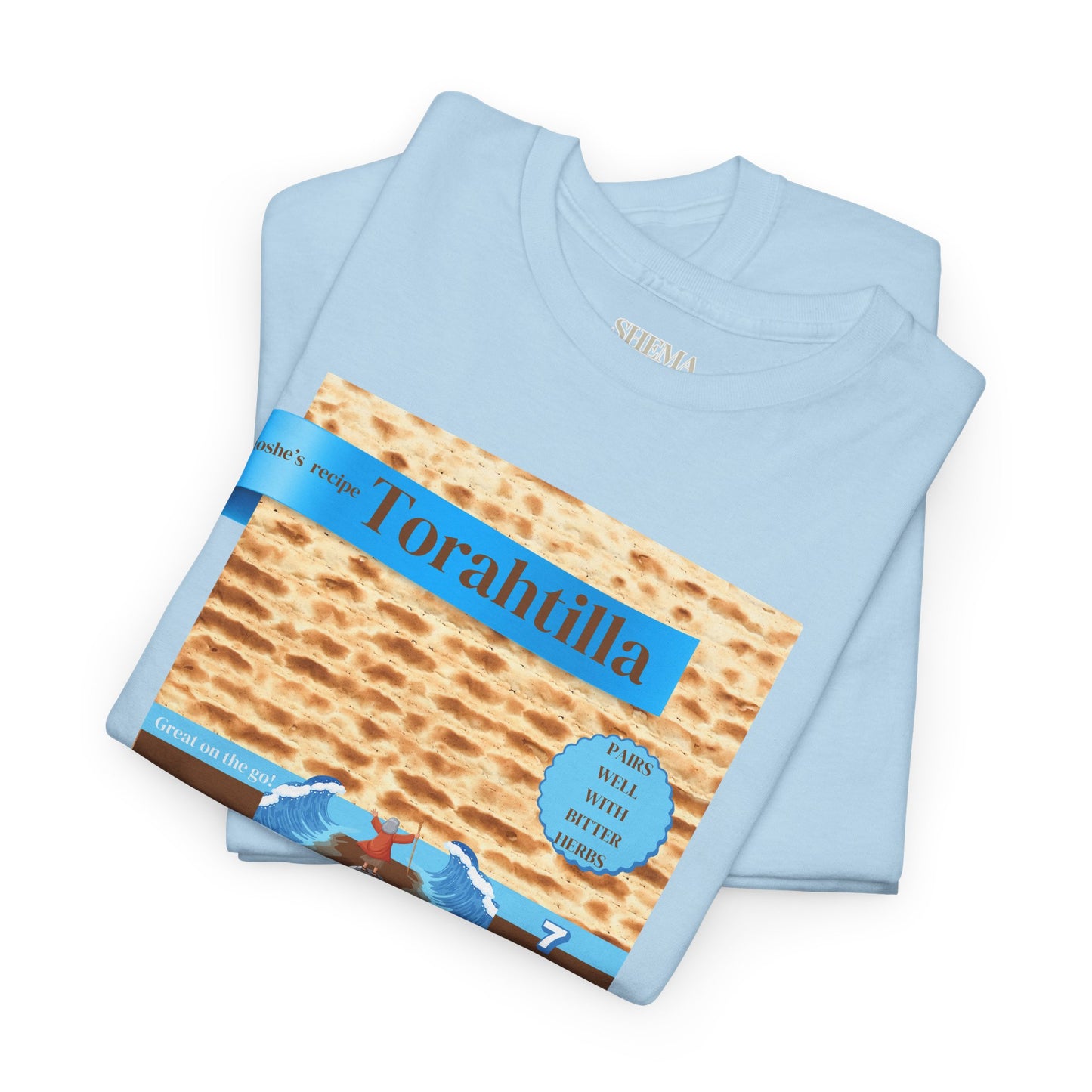 Passover Matzo Unisex Tee - Moshe's Recipe Torahtillas Cotton Funny Shirt