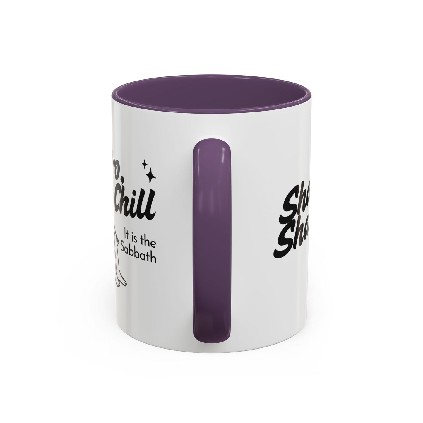 Bro, Chill Shabbat Themed Accent Coffee Mug, Relaxation Gift, Coffee Lover Gift, Cute Mug for Friends, Fun Coffee Cup