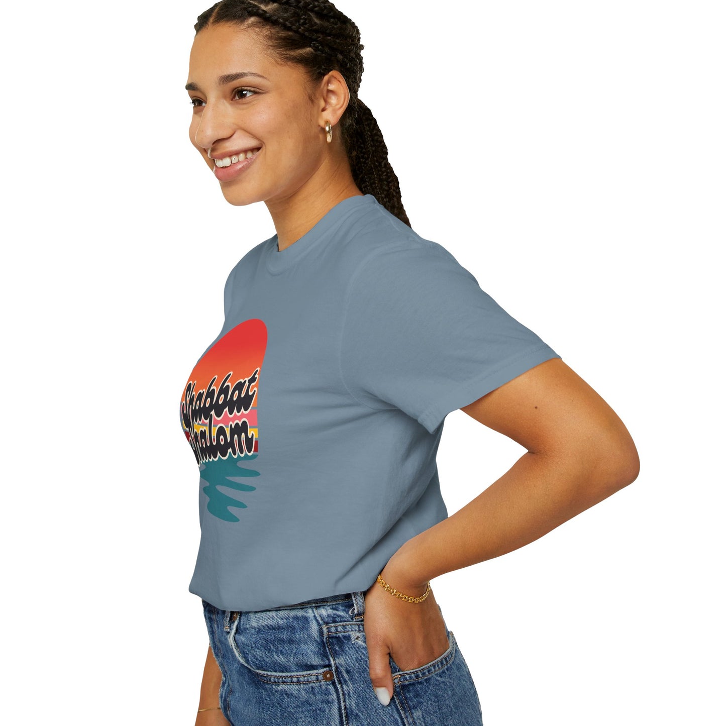Sunset Shabbat Shalom T-shirt