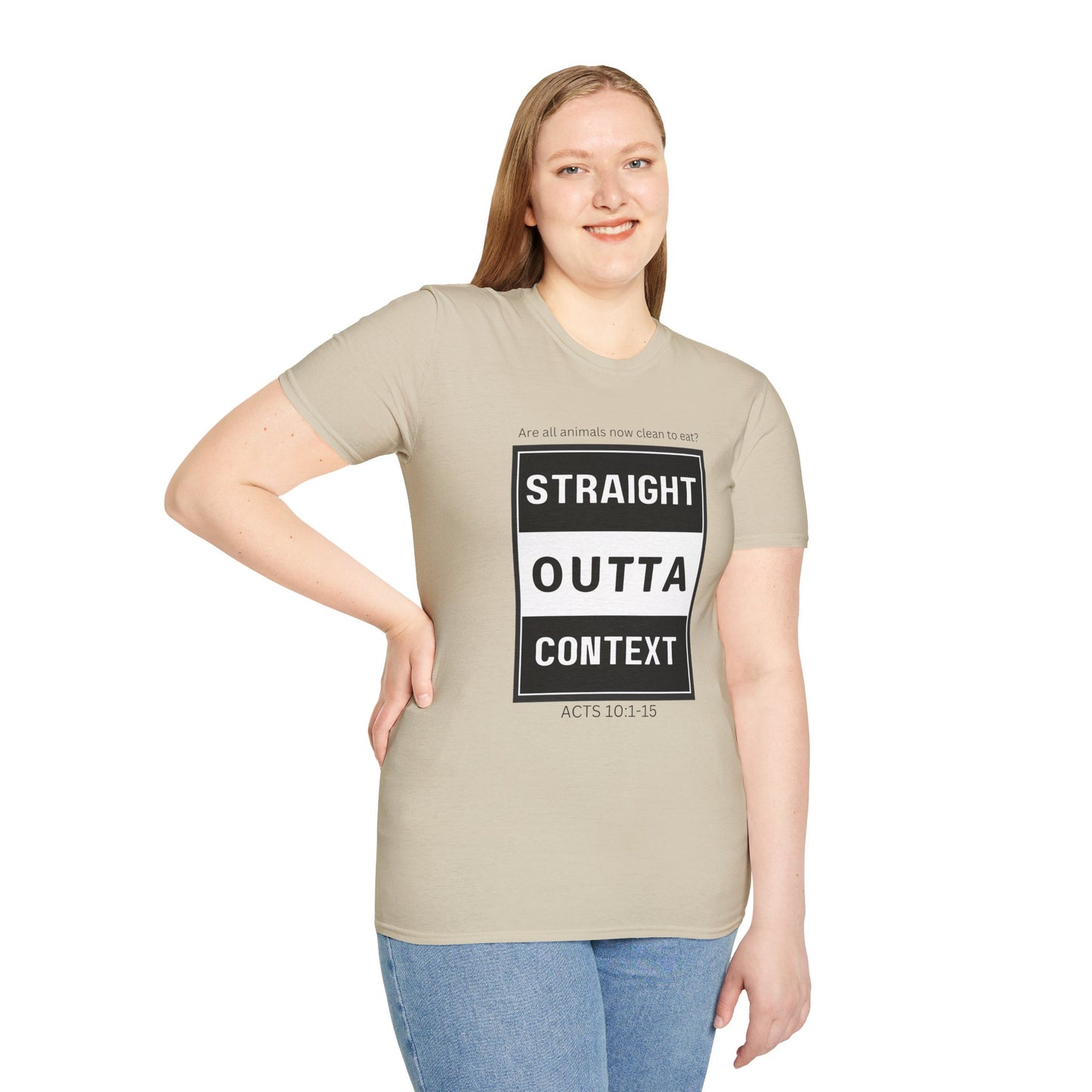 Straight Outta Context Unisex Softstyle T-Shirt