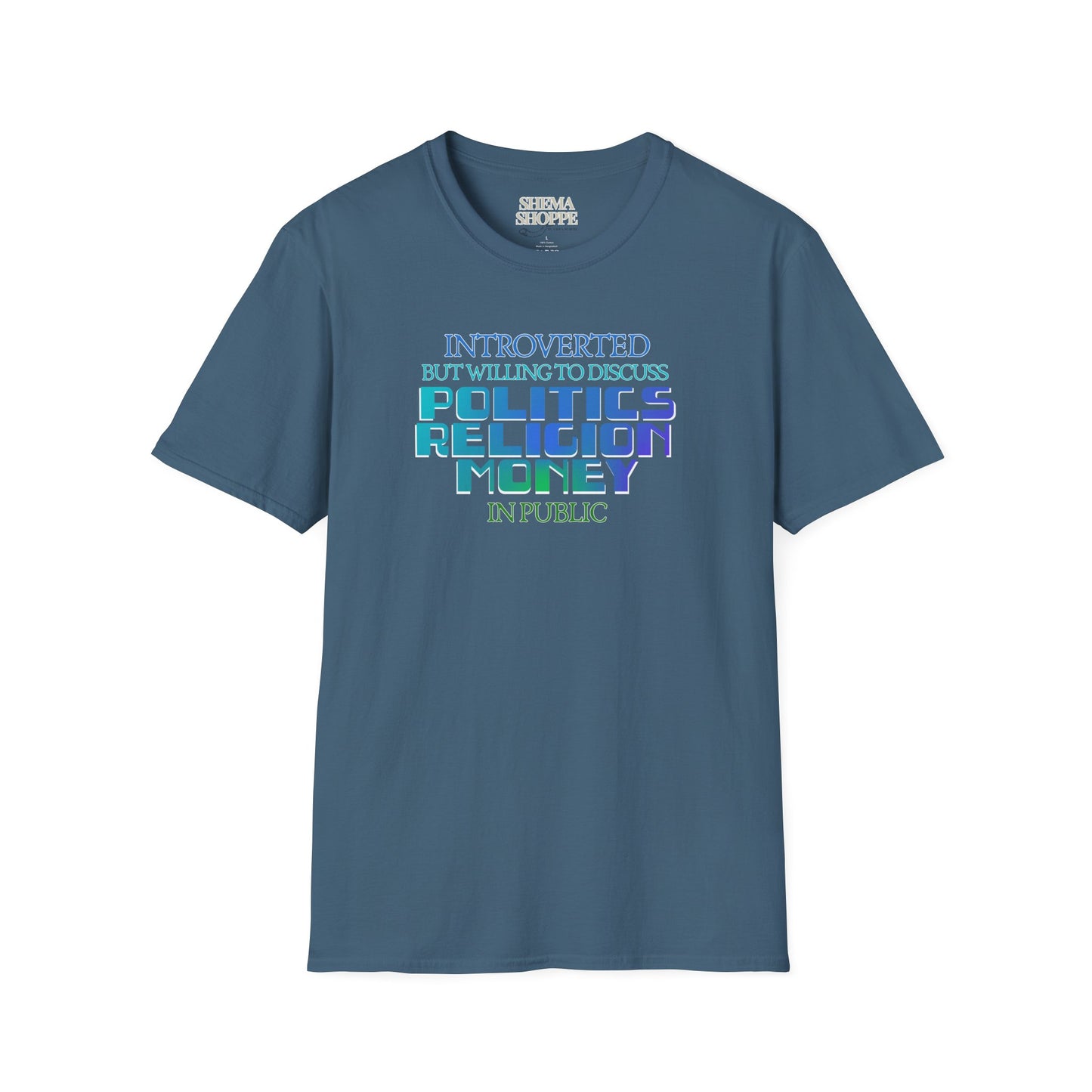 Introverted Politics Religion Money T-Shirt