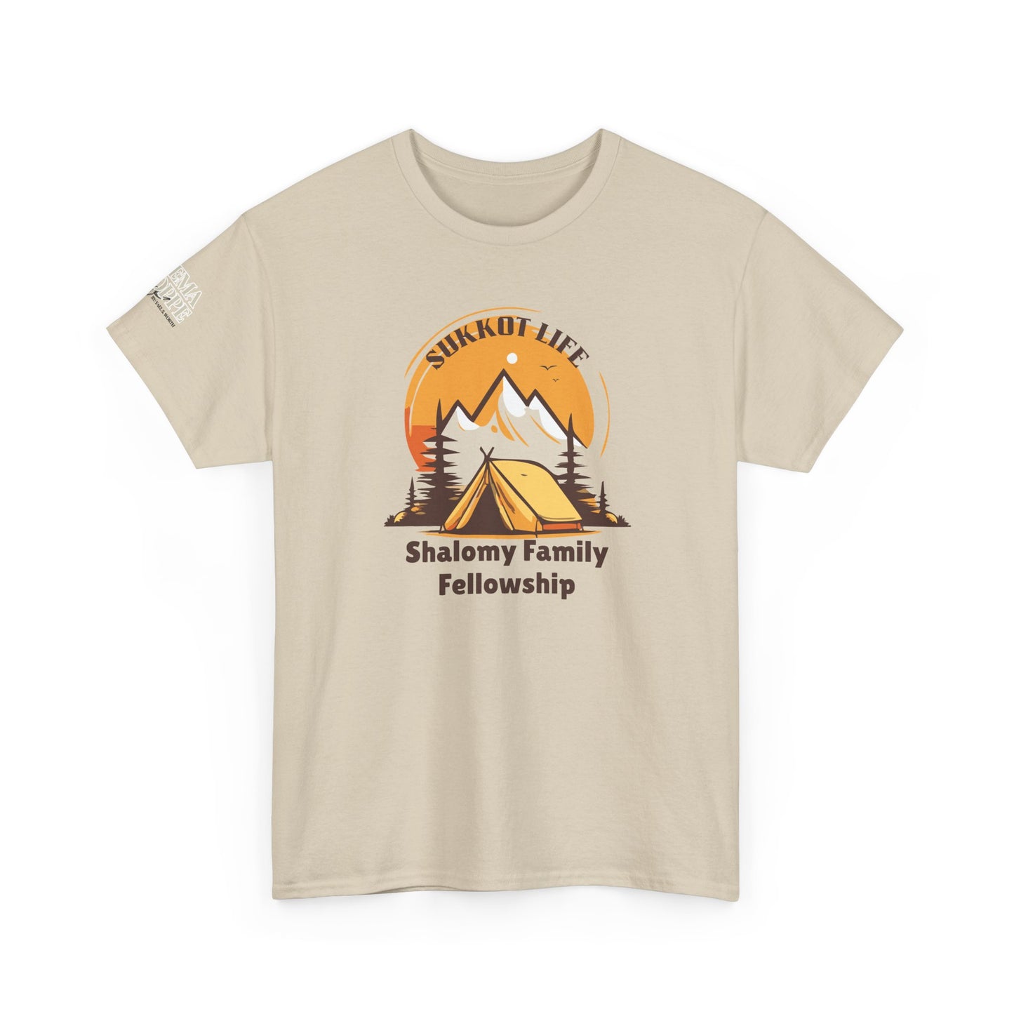 Sukkot Life Tee - Camping Biblical Feast Fellowship Shirt