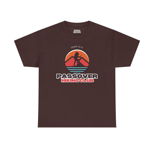 Passover Hiking Club Unisex Tee - Exodus 12:11 T-Shirt Cotton