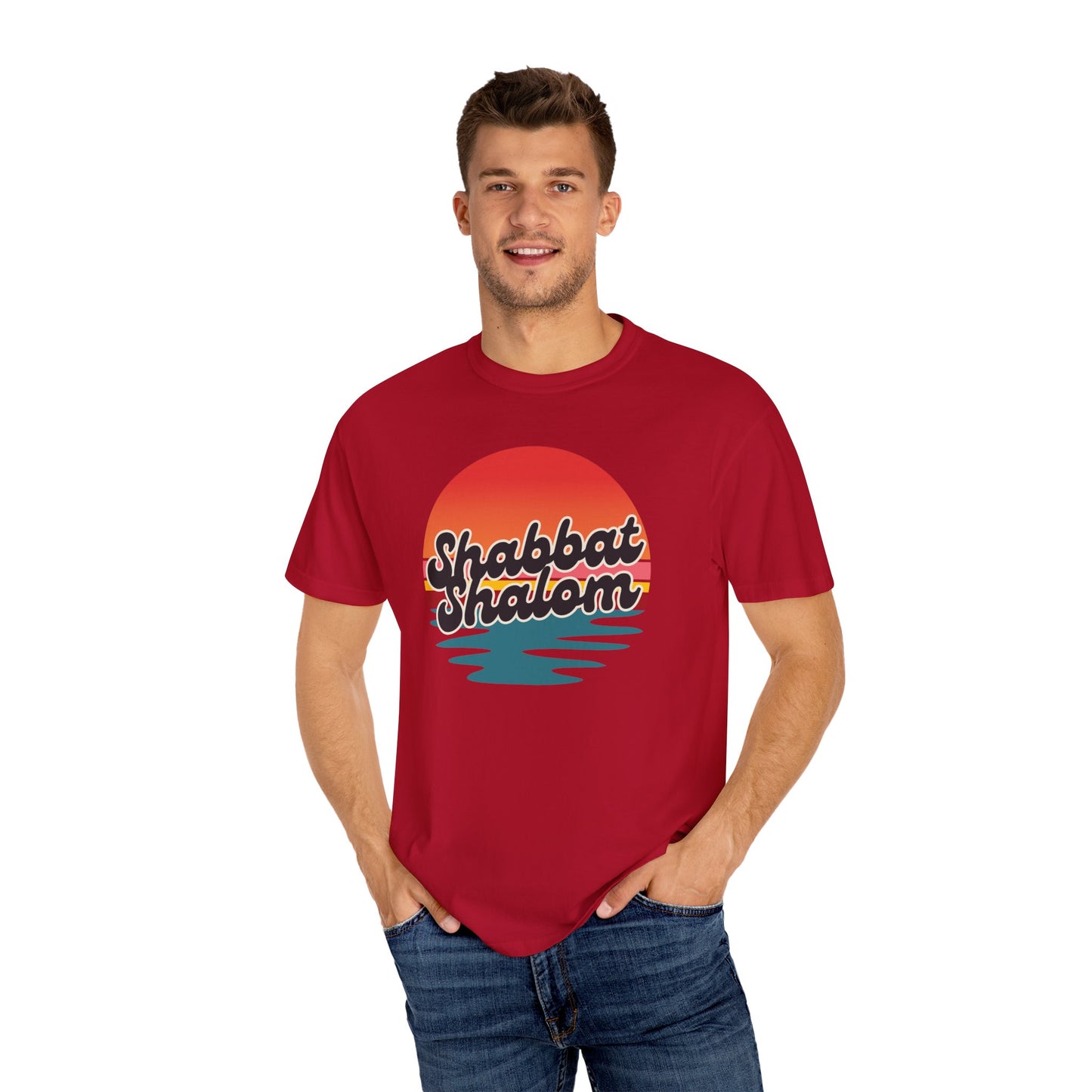 Sunset Shabbat Shalom T-shirt