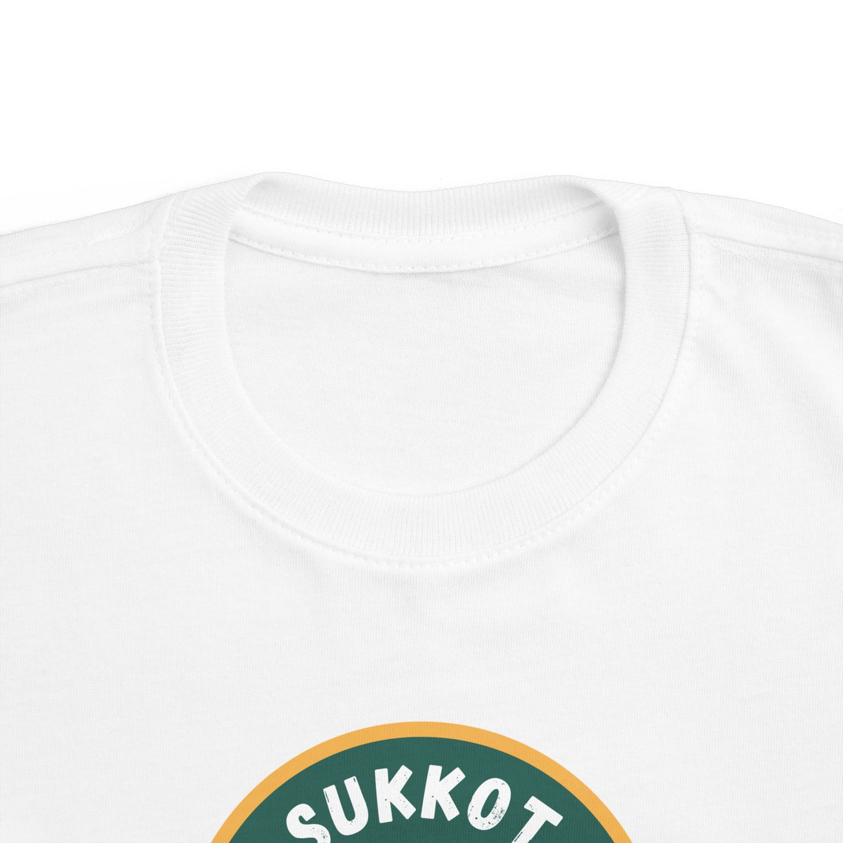 Sukkot Toddler Tee — “Dwell with Yeshua” Camping Badge (Canada)