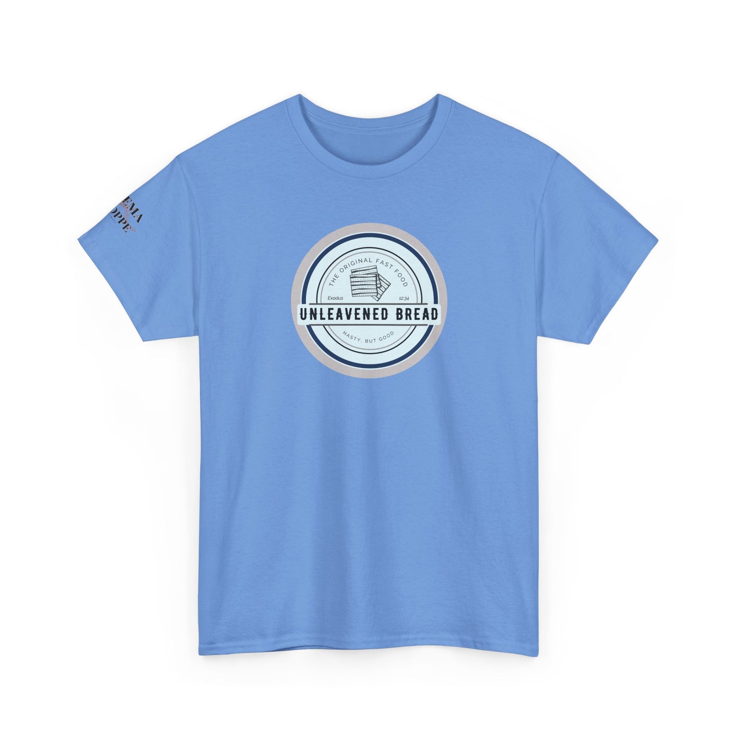 Unleavened Bread Matzo T-Shirt — "Hasty but Good" Passover Biblical Humor Tee