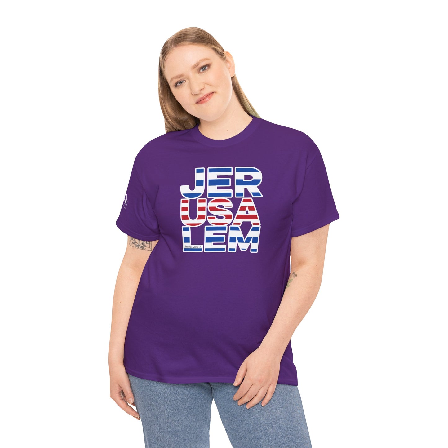 JerUSAlem Psalms 122:6-9 Unisex Tee Patriotic T-Shirt Solidarity