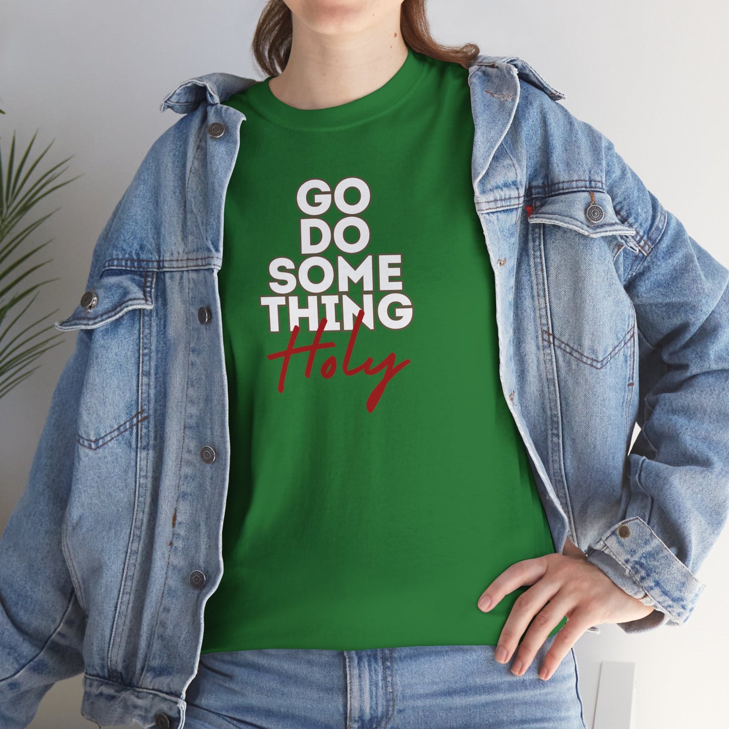 Do Something Holy Unisex Heavy Cotton Tee