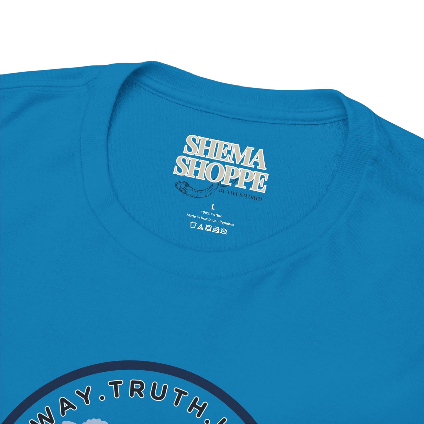Yeshua 'Way, Truth, Life' Heavy Cotton Graphic Tee