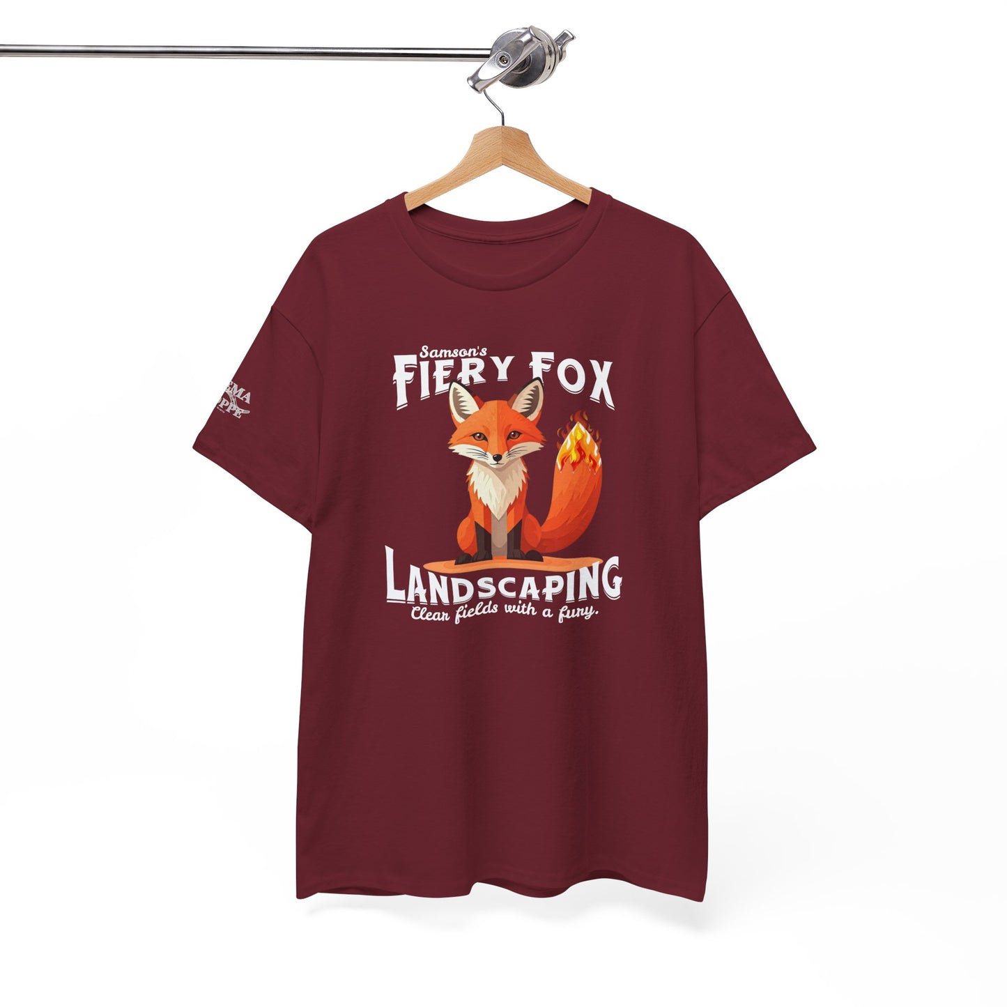 Fiery Fox Landscaping Unisex Heavy Cotton Tee - dark shades