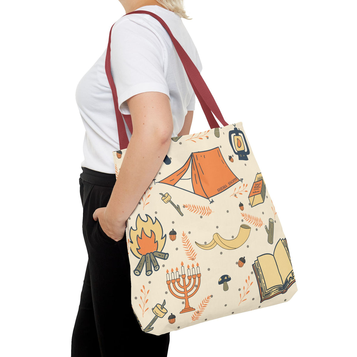 Sukkot Tents Tote Bag (AOP)