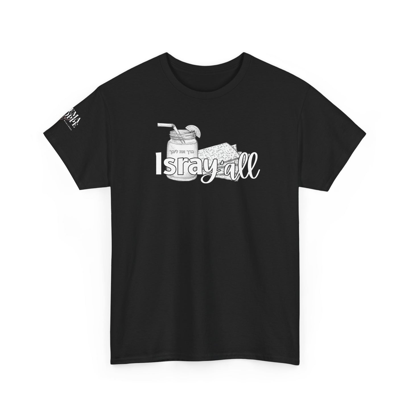 IsraY'all Southern Hebrew Mix Ice Tea Matzo Funny Cotton Tee Shirt
