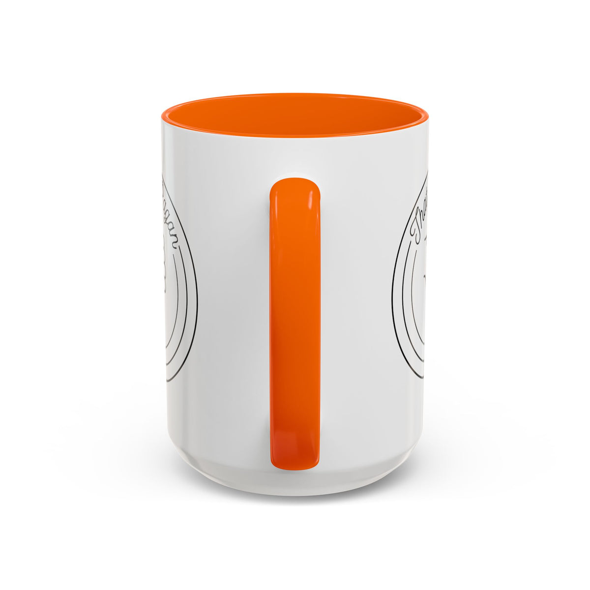 That's Pagan Thumbs Down Accent Coffee Mug