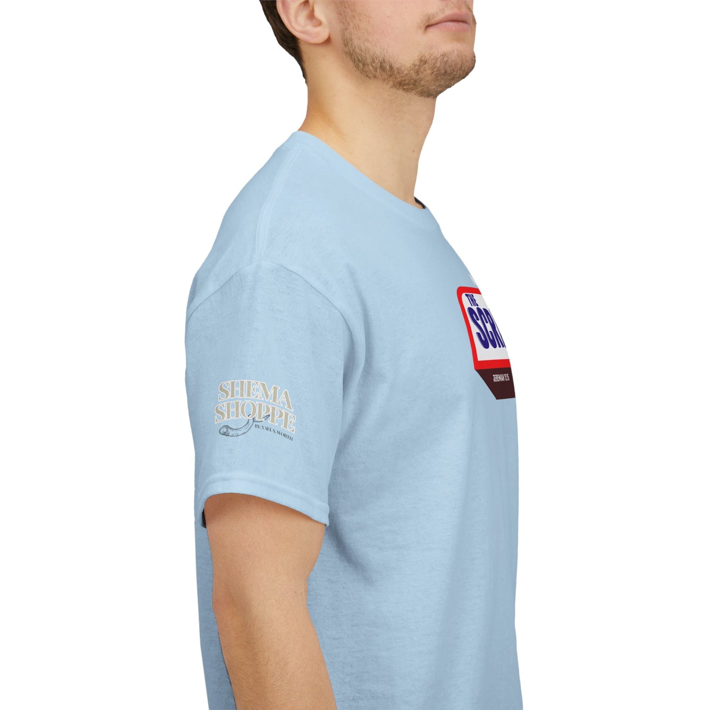 Scriptures Satisfy Heavy Cotton Tee Bible Humor