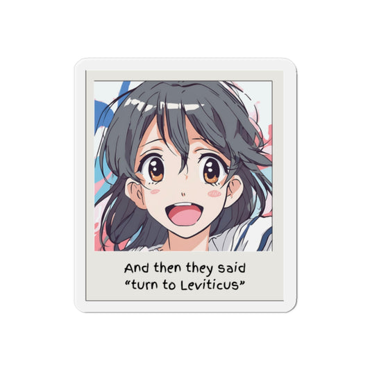 Anime style photo Leviticus Die-Cut Magnets