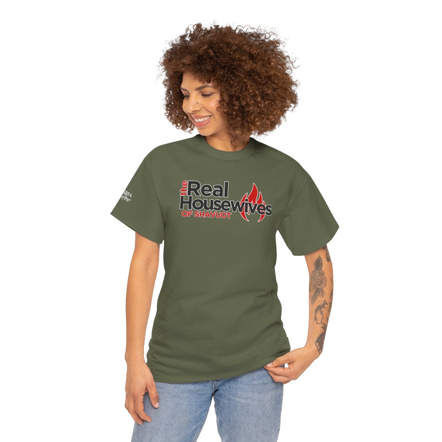The Real Housewives of Shavuot Flames T‑Shirt Feast of Weeks Biblical Feast
