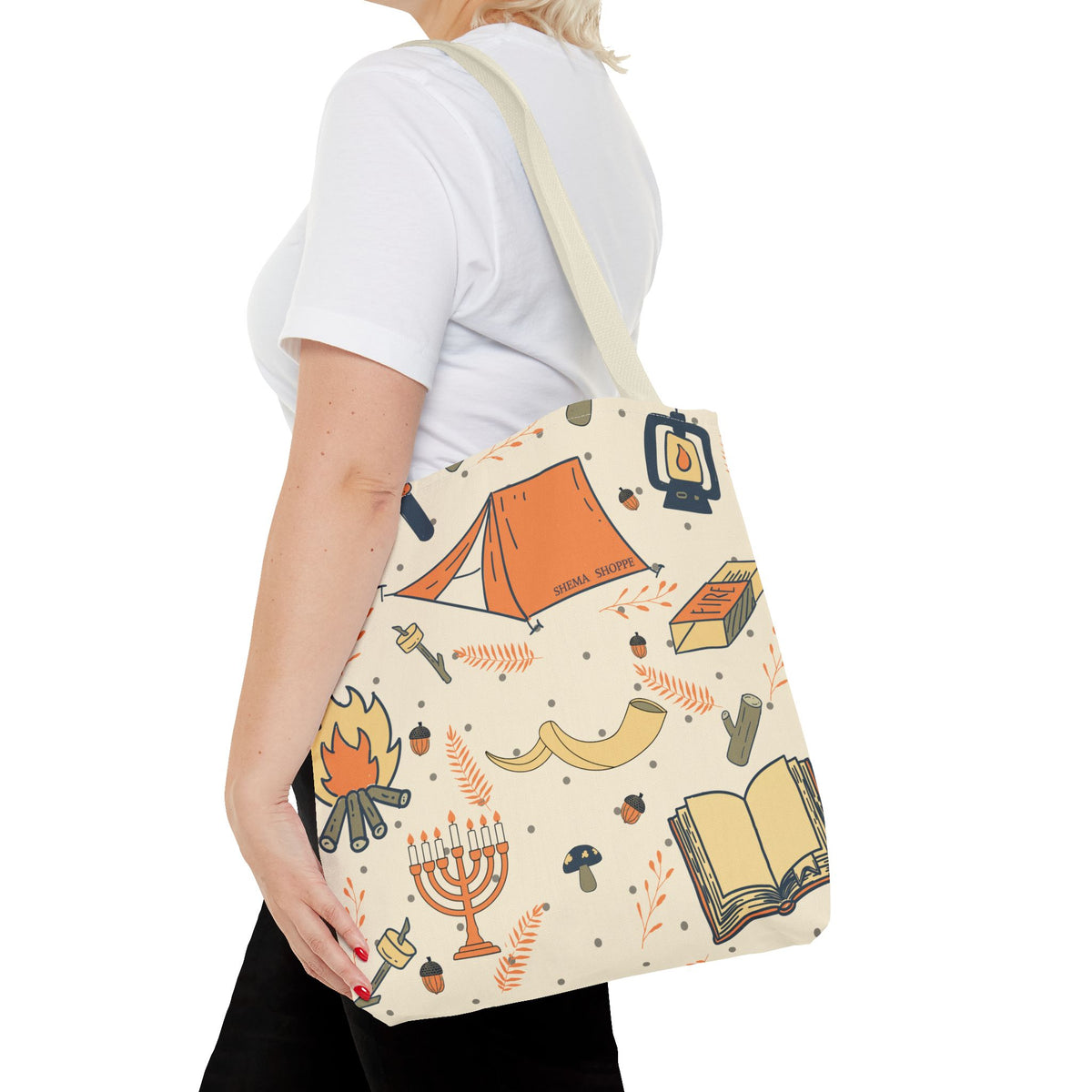 Sukkot Tents Tote Bag (AOP)