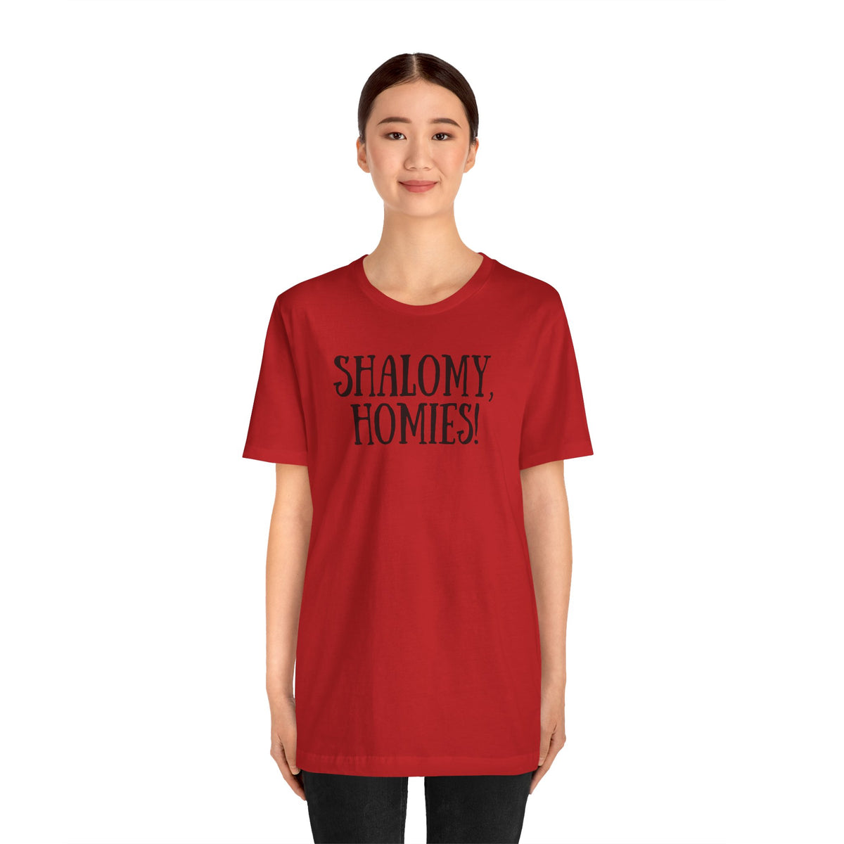Shalomy Homies Tee - Funny Torah Obervant Greeting T-Shirt (Canada)