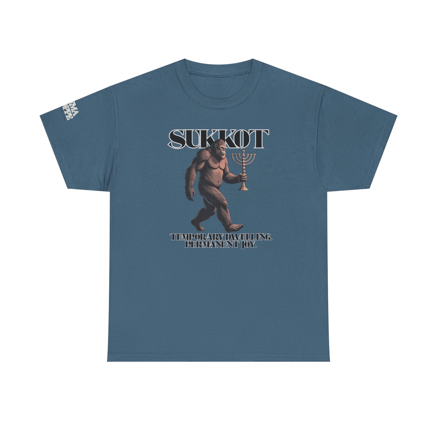 Sukkot Bigfoot Menorah Legendary Joy Shirt