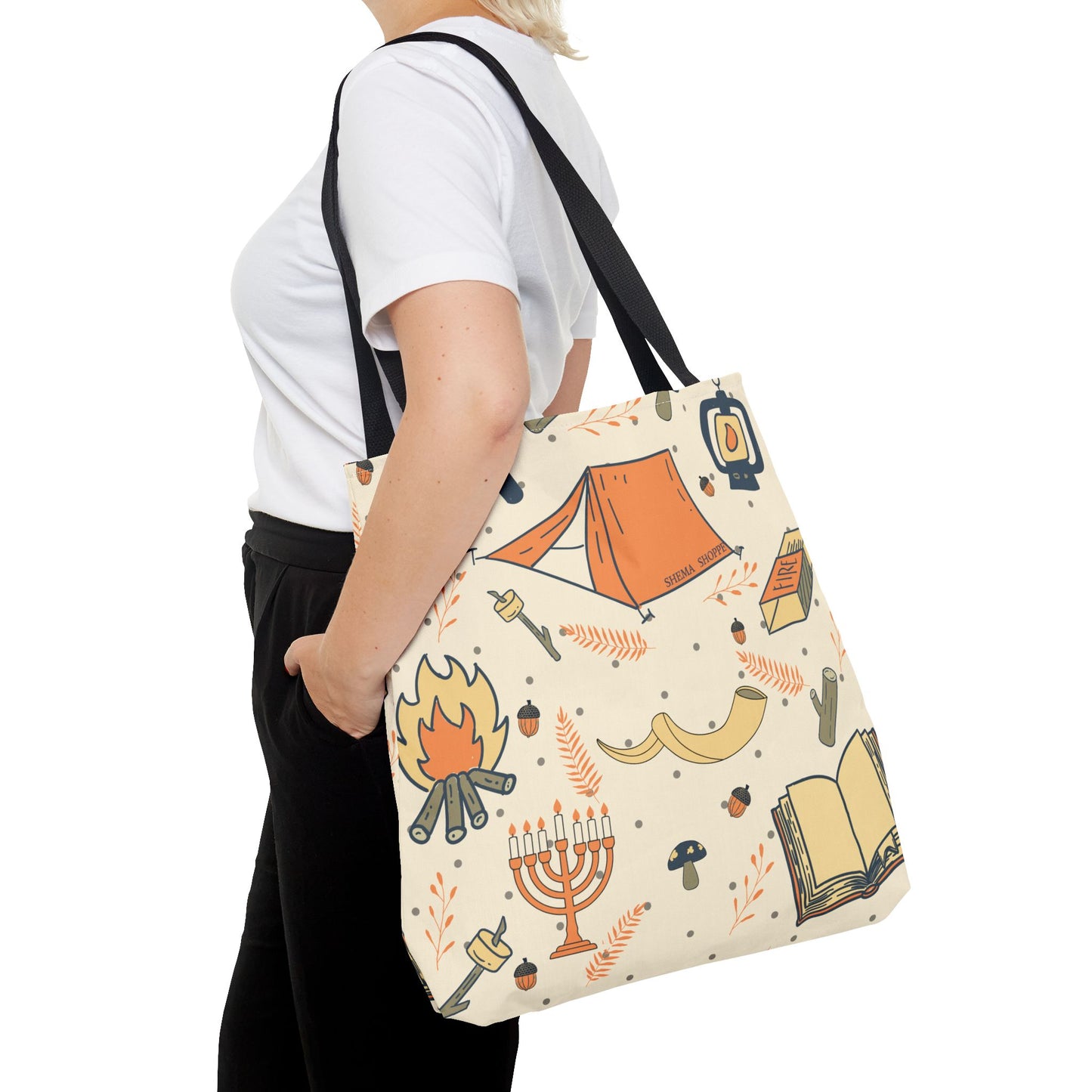 Sukkot Tents Tote Bag (AOP)