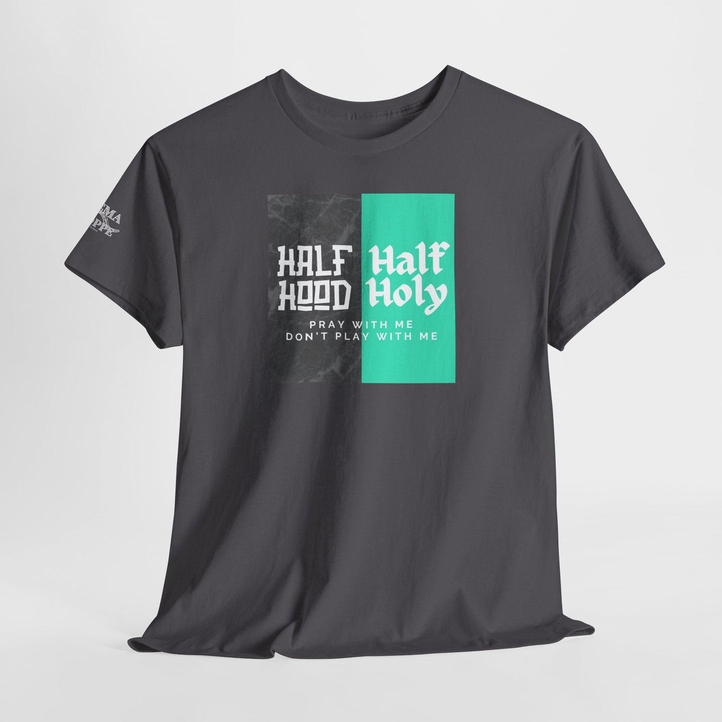 Half Hood/Half Holy Unisex Heavy Cotton Tee