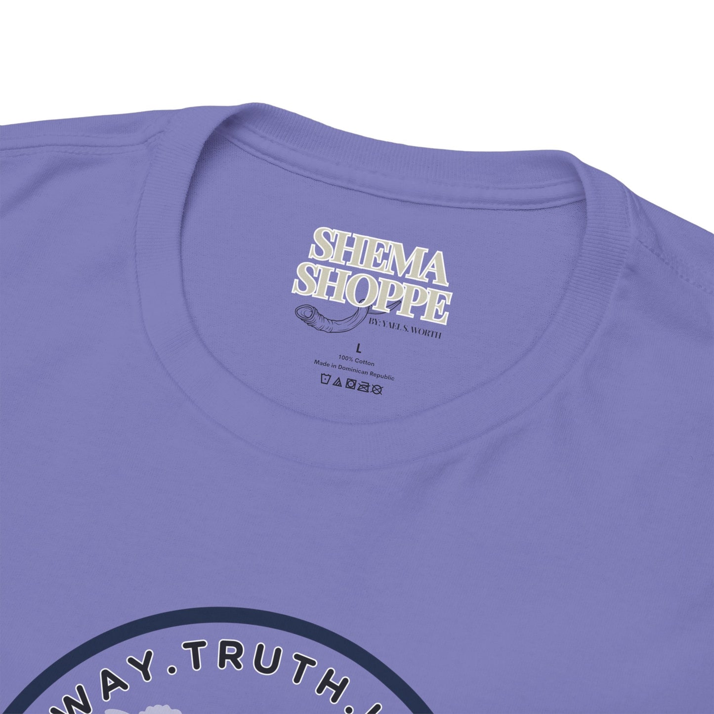 Yeshua 'Way, Truth, Life' Heavy Cotton Graphic Tee
