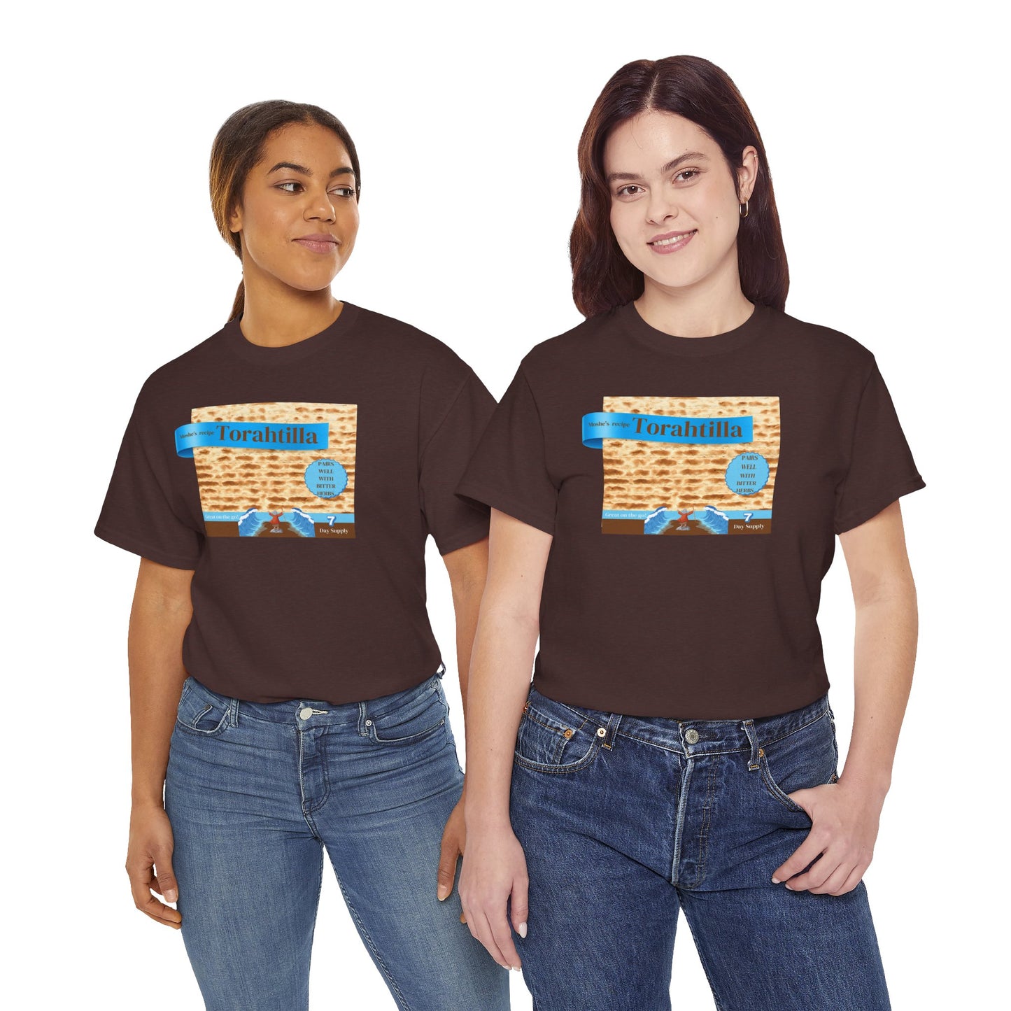 Passover Matzo Unisex Tee - Moshe's Recipe Torahtillas Cotton Funny Shirt