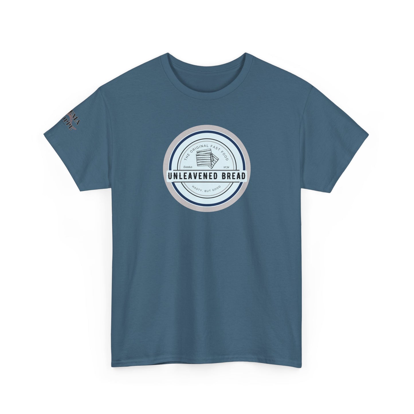 Unleavened Bread Matzo T-Shirt — "Hasty but Good" Passover Biblical Humor Tee