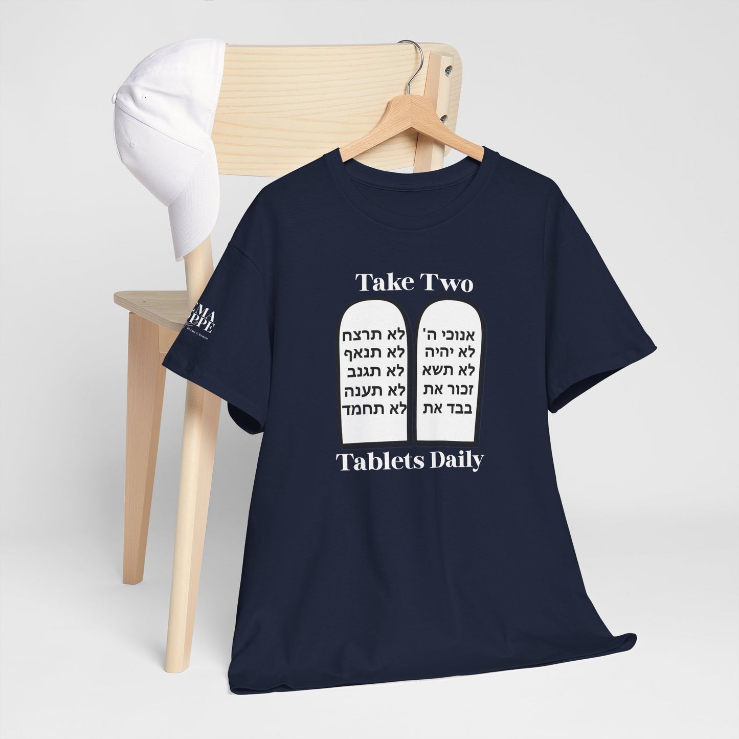 Unisex Tee Take Two Tablets Daily Commandments Shirt