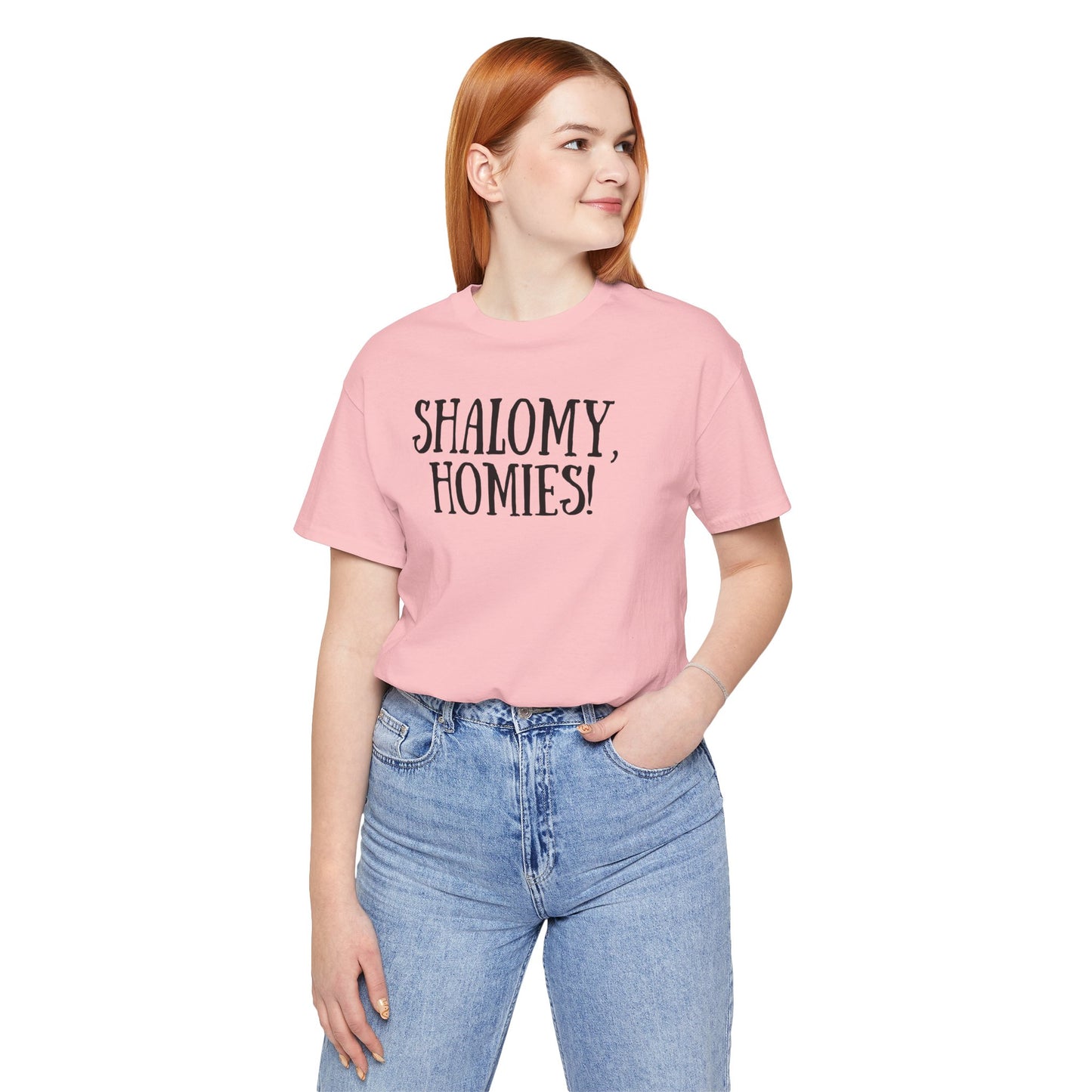 Shalomy Homies Tee - Funny Torah Obervant Greeting T-Shirt (Canada)