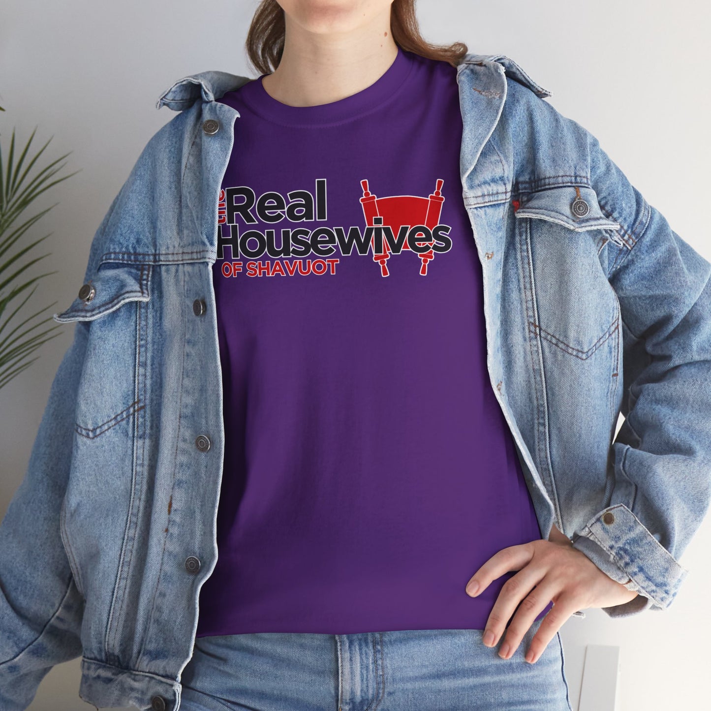 The Real Housewives of Shavuot Torah Scrolls T-Shirt Feast of Weeks Pentecost Cotton Tee
