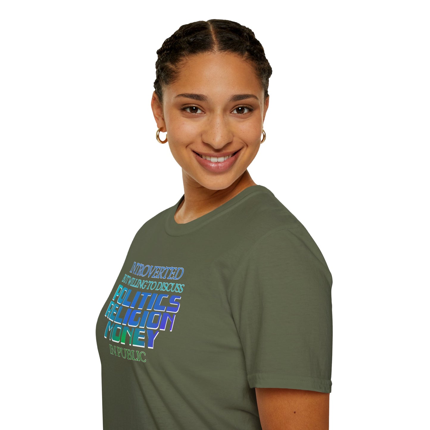 Introverted Politics Religion Money T-Shirt